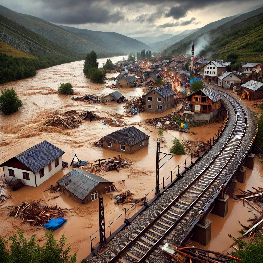 Flash Floods and Landslides Devastate Central Bosnia-Herzegovina