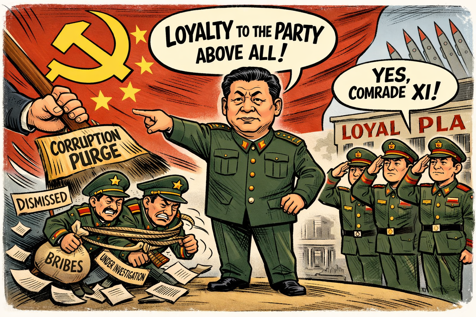 Xi Jinping Calls for Political Loyalty Amid Chinese Military Purge