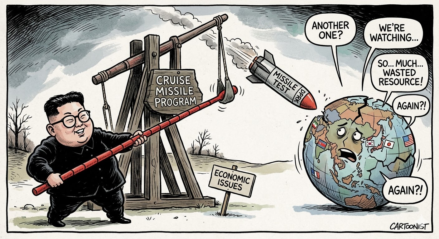 North Korea Tests Cruise Missiles From New Destroyer