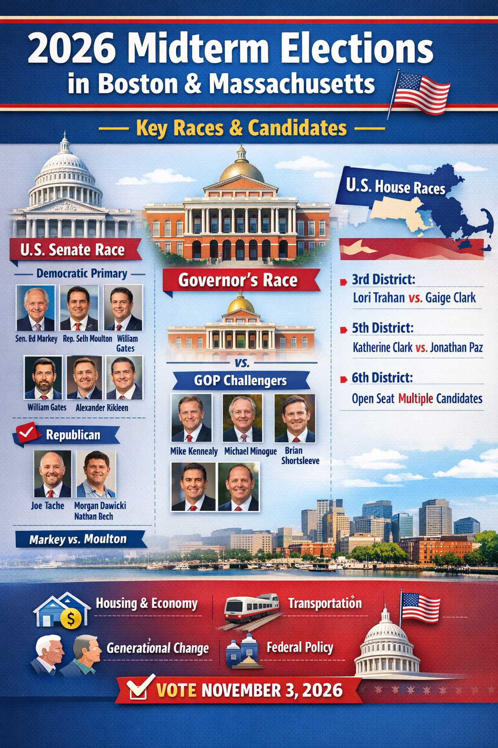 Report: Midterm Election Candidates in Boston and Massachusetts (2026)